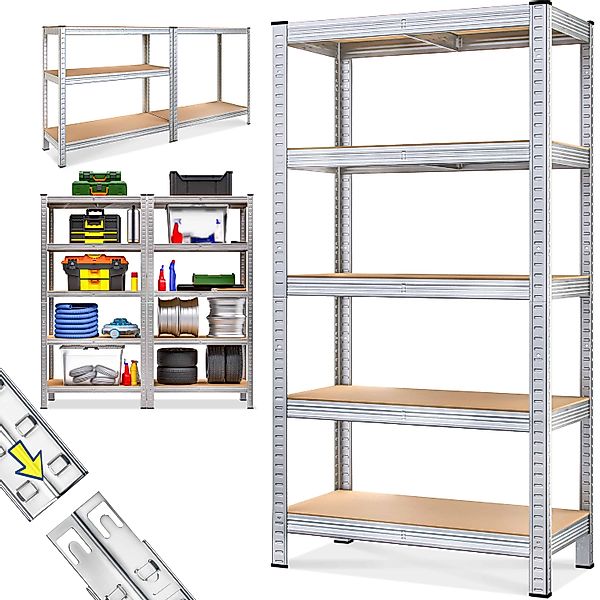 Schwerlastregal 170x75x30cm verzinkt 350kg günstig online kaufen