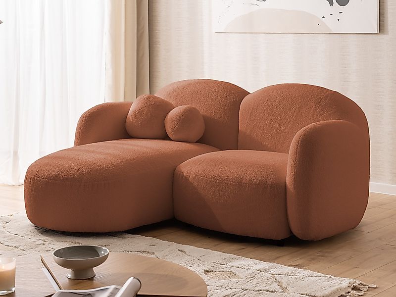 S-Style Möbel Ecksofa Nuvola aus Bouclé-Stoff günstig online kaufen