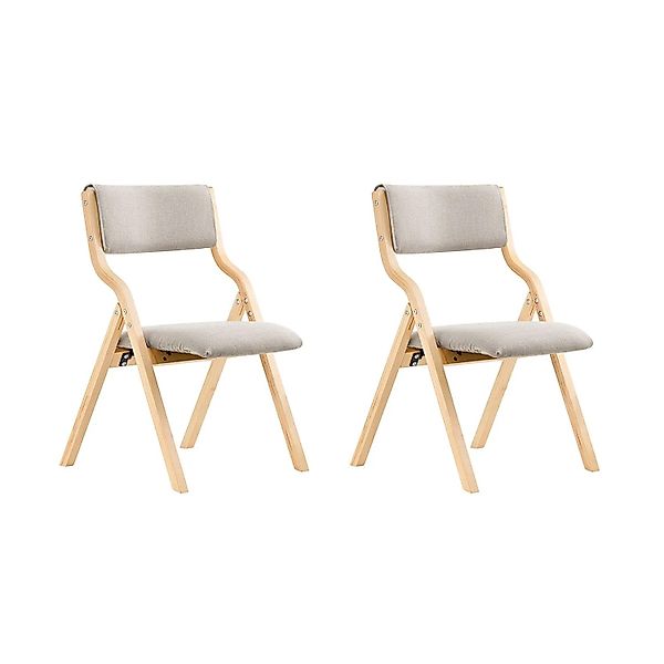 SoBuy 2er Set Esszimmerstuhl Klappstuhl Küchenstuhl Polsterstuhl mit Lehne günstig online kaufen