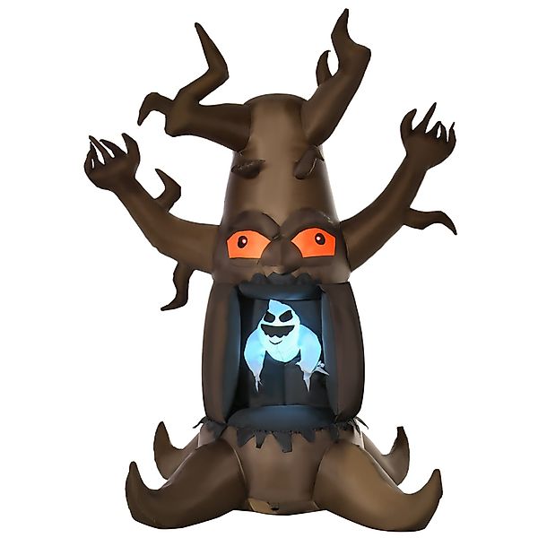 HOMCOM LED-Dekofigur Aufblasbarer Ghost Baum mit günstig online kaufen
