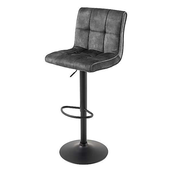 riess-ambiente Barhocker MODENA grau / schwarz günstig online kaufen