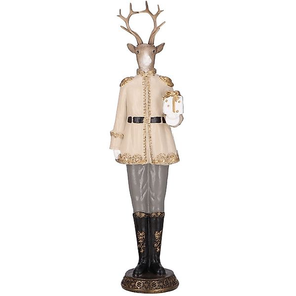 KARMA Dekofigur Deko Hirsch stehend Beige günstig online kaufen