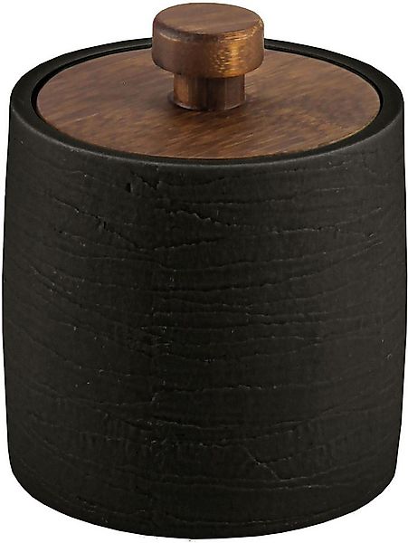 Kleine Wolke Aufbewahrungsdose Harper (2 St), Wattedose mit Holzdeckel günstig online kaufen