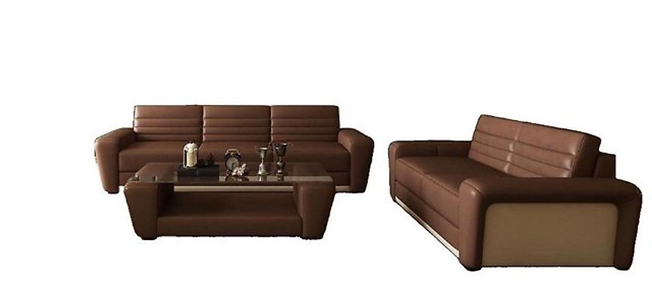 JVmoebel Sofa Luxus braune Sofagarnitur 3+2 Sitzer neue Couche Modern, Made günstig online kaufen