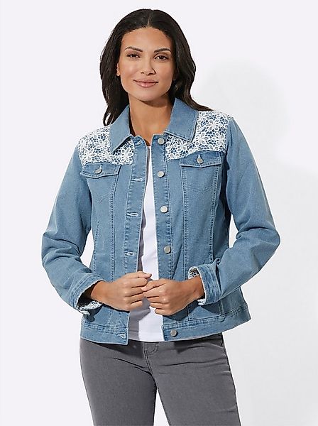 Sieh an! Allwetterjacke Jeans-Jacke Langarm günstig online kaufen
