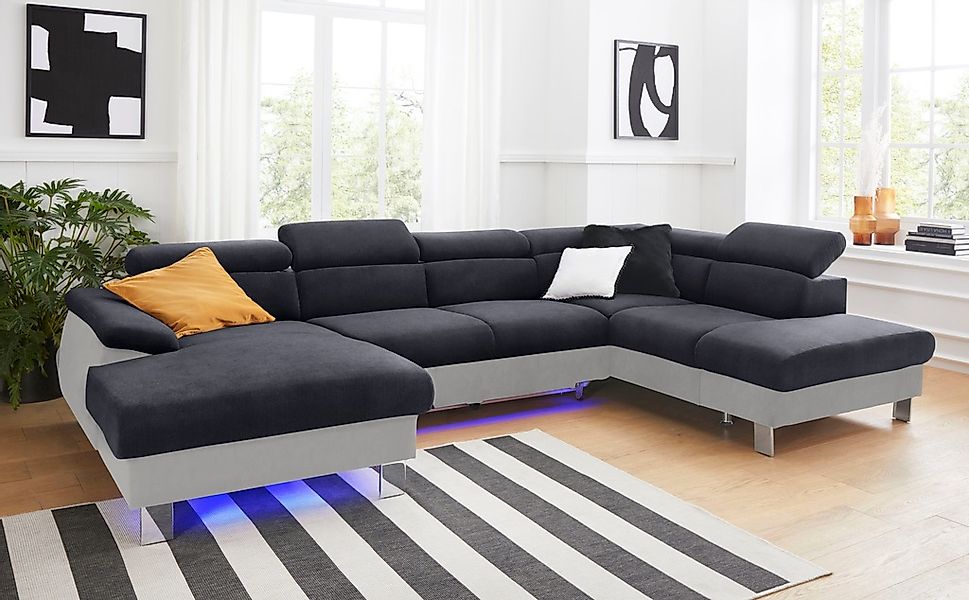 COTTA Polstergarnitur "Komaris U-Form", (Set), Set bestehend aus: Wohnlands günstig online kaufen