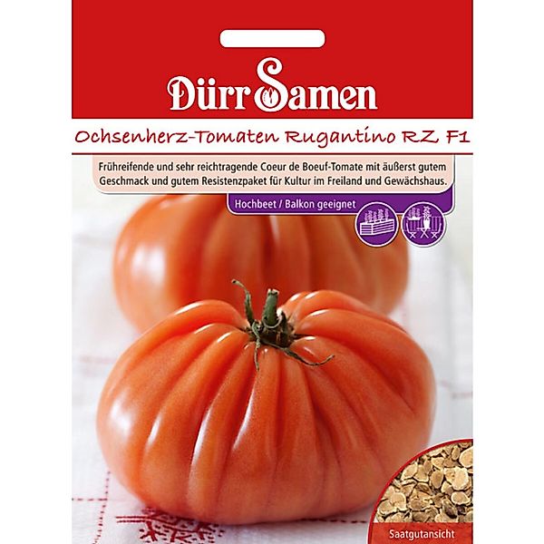Dürr Samen Ochsenherz-Tomaten Rugantino Rz F1 Saatgut günstig online kaufen