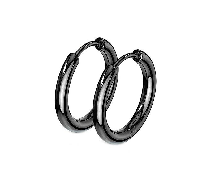 viva-adorno Paar Creolen Damen Klappcreolen Hoop Ohrringe Edelstahl verschi günstig online kaufen
