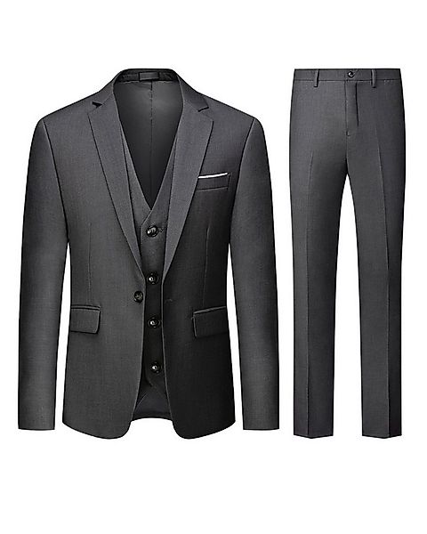 Allthemen Anzug (3 tlg) im Slim Fit ein Knopf Anzüge für Hochzeit günstig online kaufen