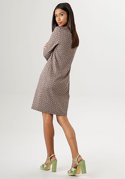 Aniston SELECTED Jerseykleid, mit interessantem Muster günstig online kaufen
