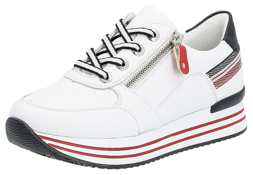 Remonte Plateausneaker mit Wechselfußbett, Freizeitschuh, Halbschuh, Schnür günstig online kaufen