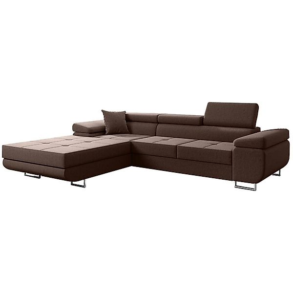 Beautysofa Ecksofa Alons mit Schlaffunktion auf günstig online kaufen