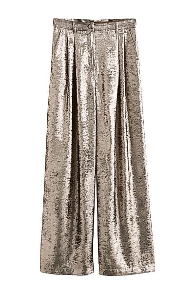 Next Palazzohose Superweite Metallic-Hose (1-tlg) günstig online kaufen