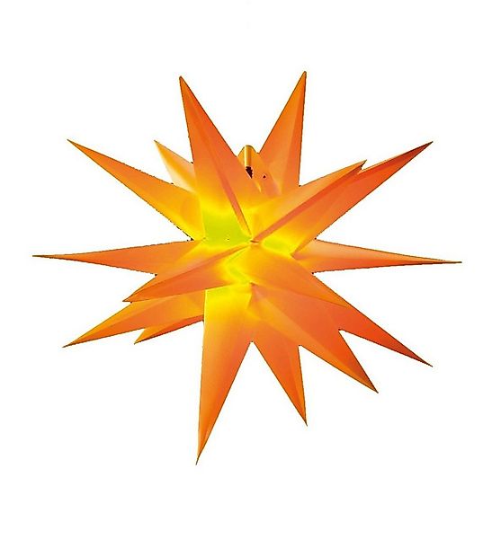 LAS Dekofigur HGD LED-Stern Kunststoff gelb Ø 60 cm günstig online kaufen