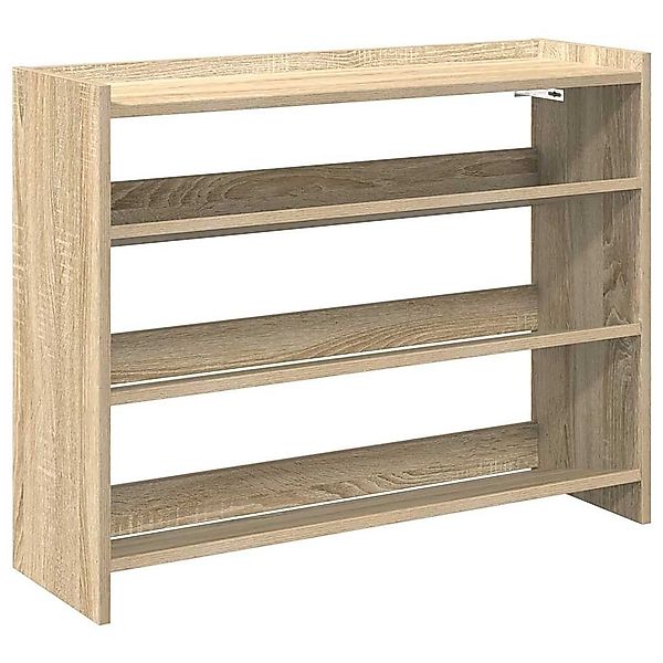 vidaXL Schuhregal Schuhregal Sonoma-Eiche 80x25x62 cm günstig online kaufen