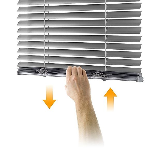 euroharry Jalousie Cordless-Schnurlos Aluminium Venetian Blind günstig online kaufen