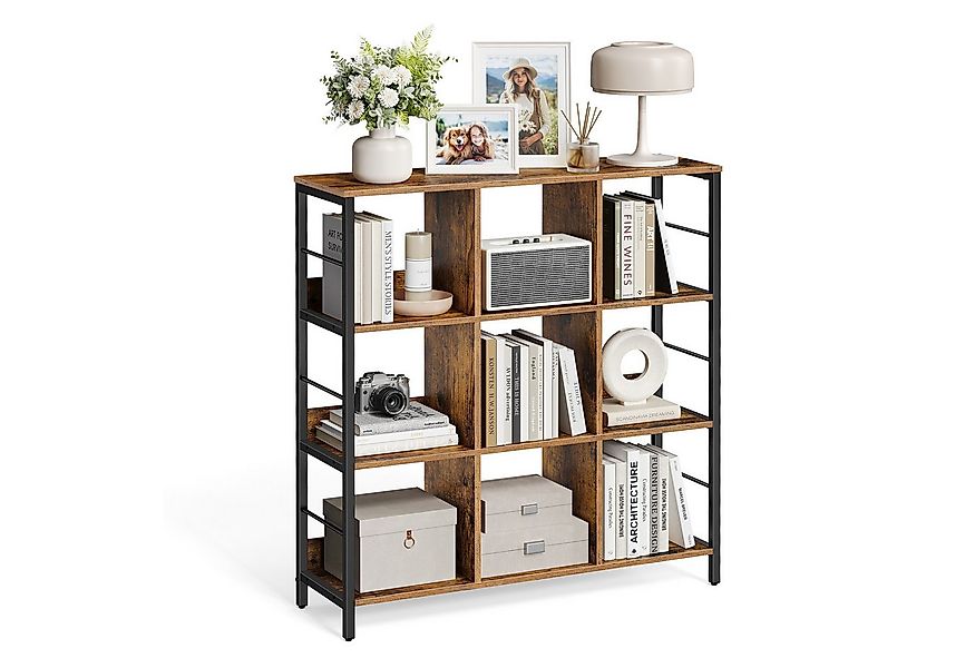 VASAGLE Bücherregal Aufbewahrungsregal, Standregal mit 6/8/9 Fächern günstig online kaufen