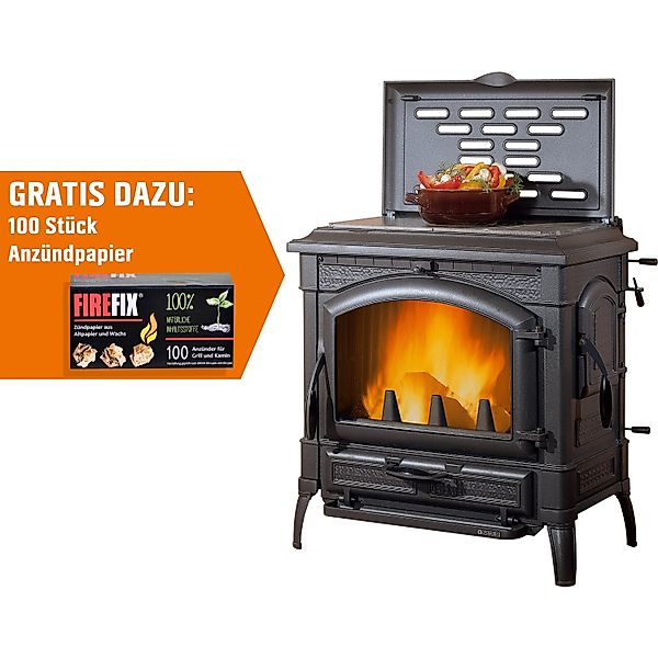 La Nordica Kaminofen Gusseisen Schwarz 11,9 kW günstig online kaufen