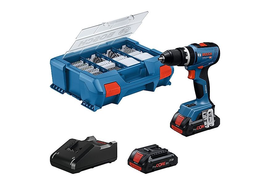 Bosch Professional Akku-Schlagbohrschrauber »GSB 18V-65«, Inkl. 2x Akku GBA günstig online kaufen