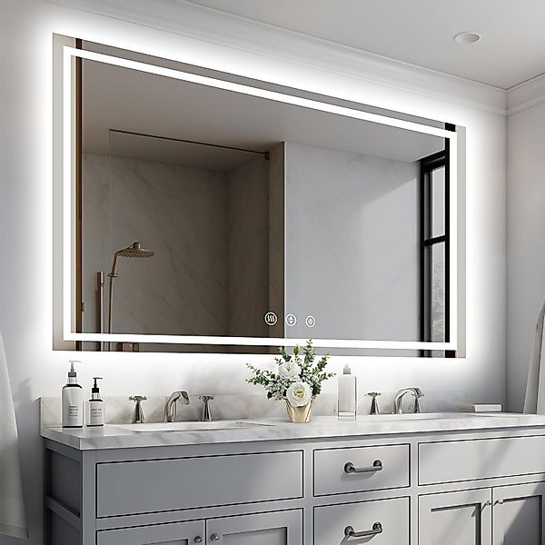 YOLEO Badspiegel LED-Spiegel für Badezimmer mit günstig online kaufen
