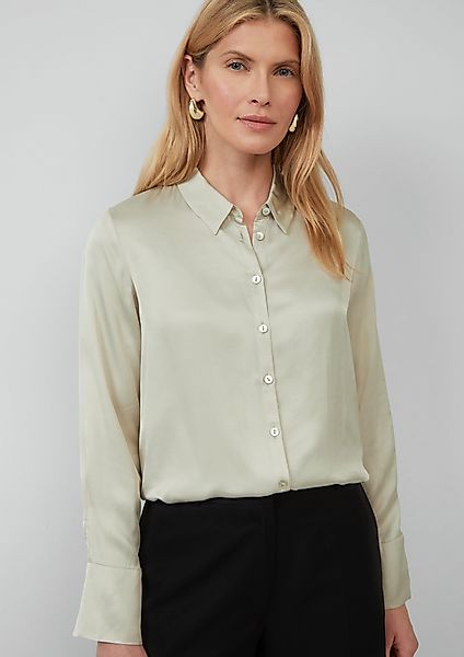 s.Oliver BLACK LABEL Langarmbluse Hemdbluse aus günstig online kaufen