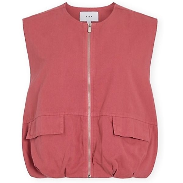 Vila  Blusen Deny Vest - Holly Berry günstig online kaufen
