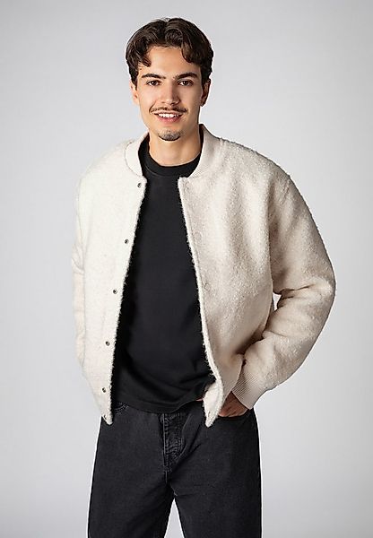 SUBLEVEL Winterjacke Herren Freizeitjacke in Wolloptik Übergangsjacke, Woll günstig online kaufen