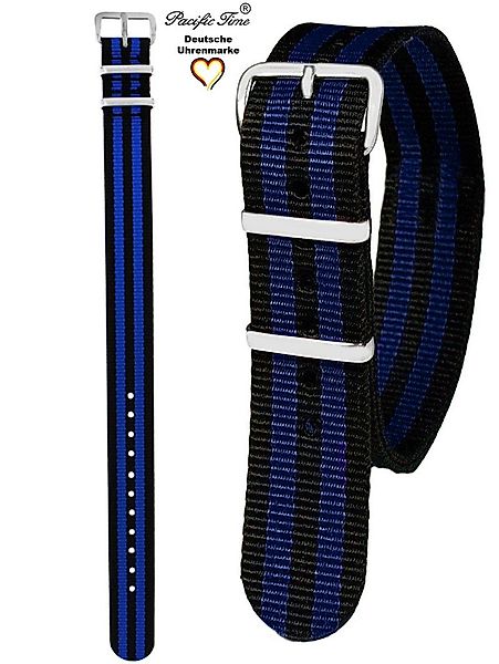 Pacific Time Uhrenarmband Wechselarmband Textil Nylon günstig online kaufen