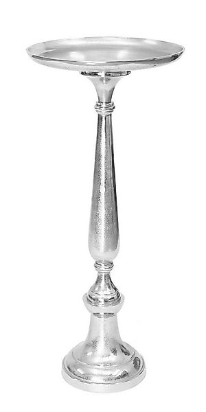 Dekoleidenschaft Dekosäule silber aus Metall, 78cm hoch, XXL Kerzenständer, günstig online kaufen
