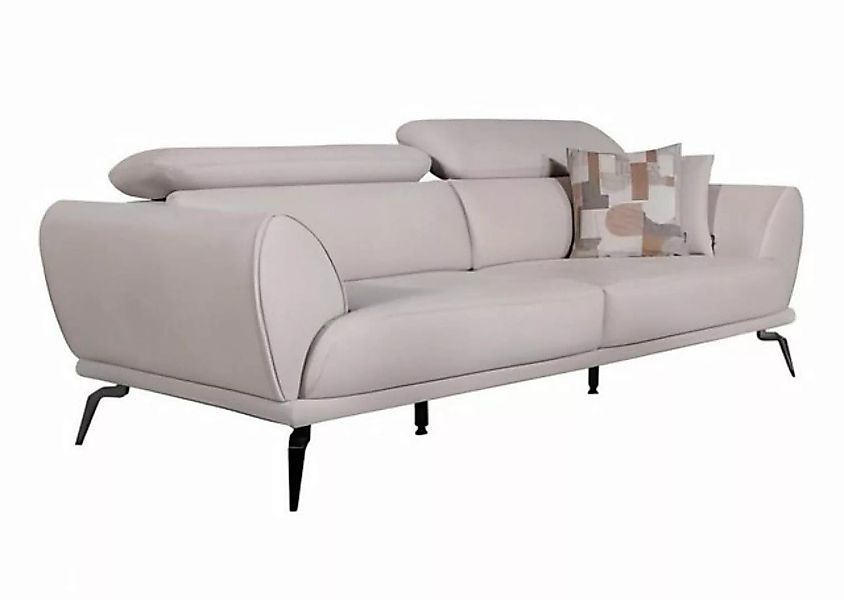 JVmoebel 3-Sitzer Weißer Wohnzimmer 3-Sitzer Designer Luxus Couch Moderne N günstig online kaufen