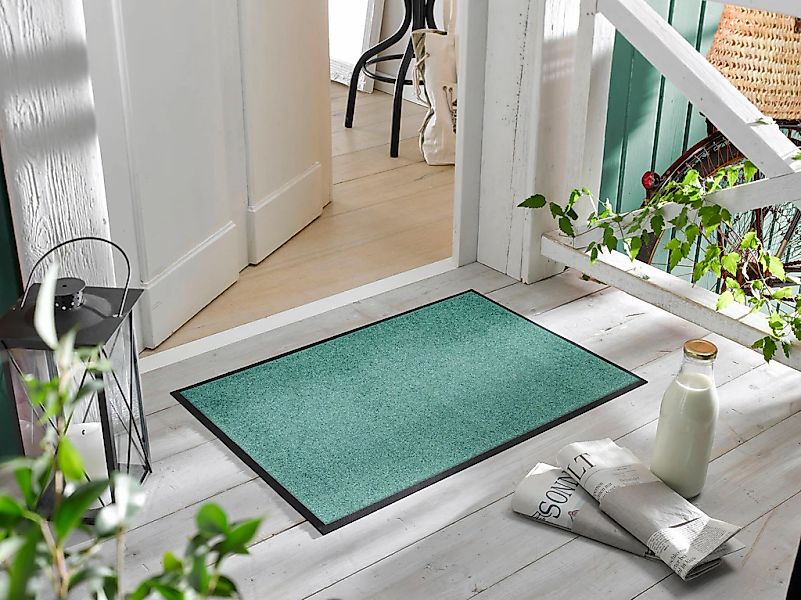 wash+dry by Kleen-Tex Fußmatte "Trend Uni, Schmutzfangmatte, waschbar" rech günstig online kaufen