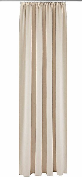 my home Gardine »Rudy«, (1 St.), Halbtransparent, Leinenlook, Polyester, Lä günstig online kaufen