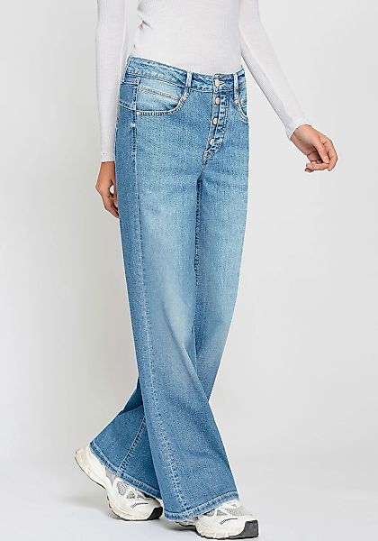 GANG Weite Jeans "94MEDINA WIDE" mit Knopfverschluss - angelehnt an die Ame günstig online kaufen