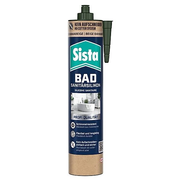 Sista Sanitär-Silikon für Bad & Küche Beige 280 ml günstig online kaufen