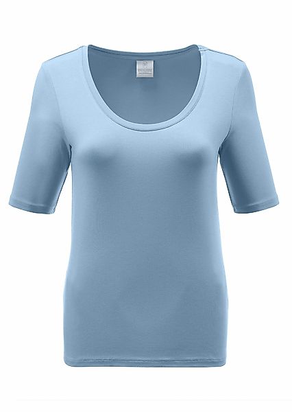 MADELEINE Kurzarmshirt "Shirt Sommerliches Basicshirt mit Rundhalsausschnit günstig online kaufen