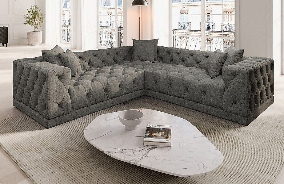 Sofa Dreams Ecksofa Polster Strukturstoff Stoff günstig online kaufen