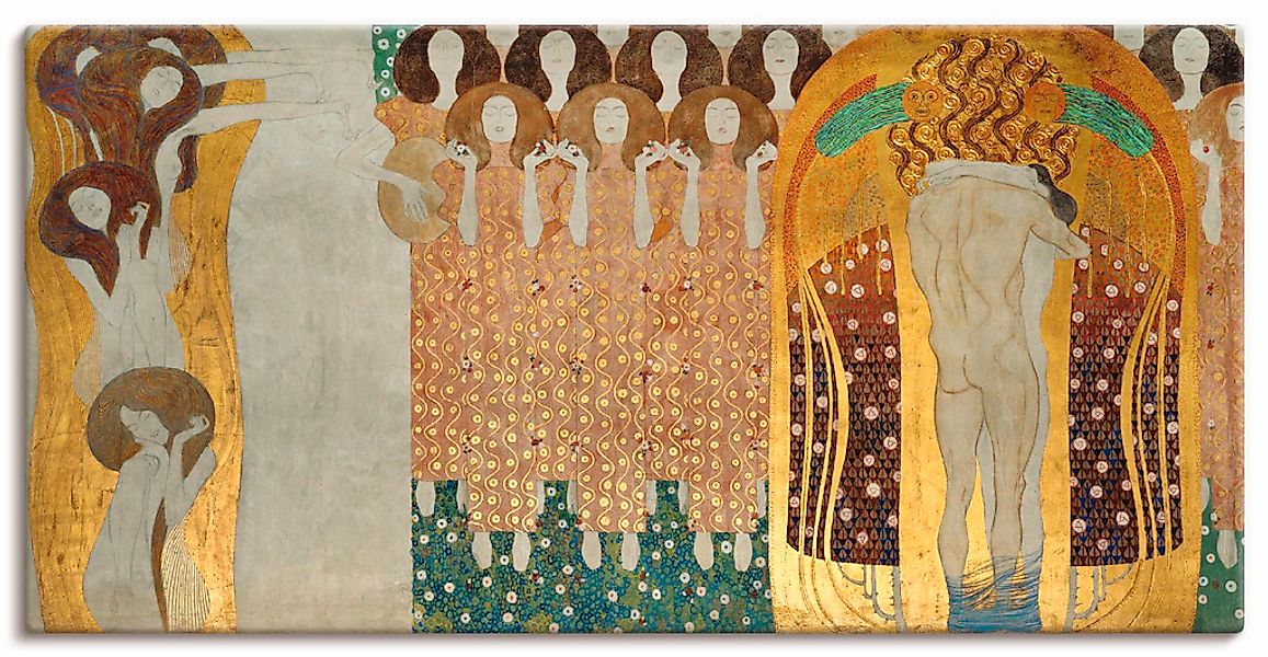 Artland Wandbild "Beethovenfries" Gruppen & Familien 1 Stk. tlg. als Leinwa günstig online kaufen