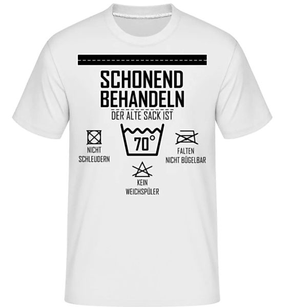 Der Alte Sack Ist 70 · Shirtinator Männer T-Shirt günstig online kaufen