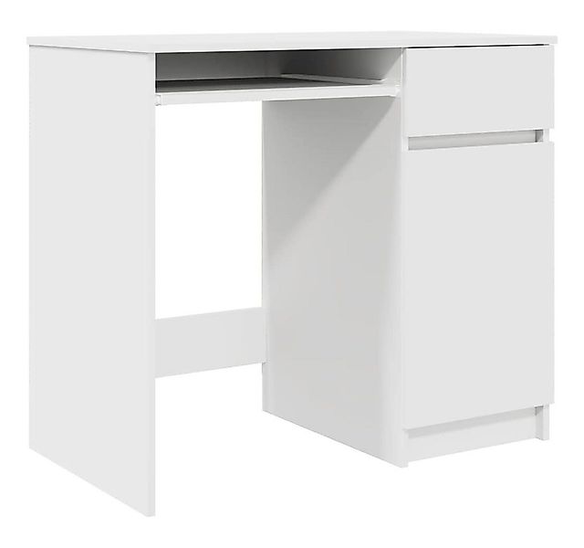 vidaXL Schreibtisch Schreibtisch Weiß 86x49x76 cm Holzwerkstoff günstig online kaufen