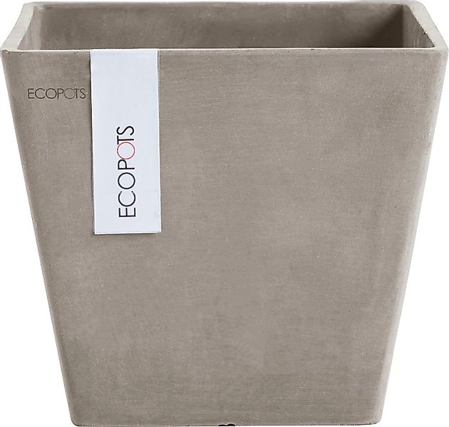ECOPOTS Blumentopf ROTTERDAM Taupe, BxTxH: 20x20x17,5 günstig online kaufen