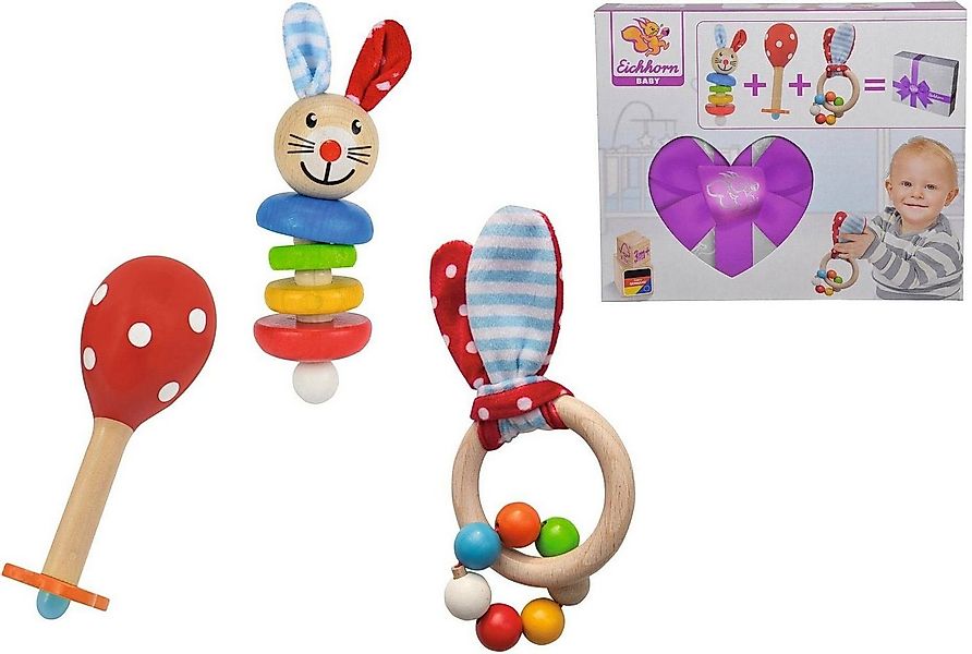 Eichhorn Greifspielzeug Geschenkeset (Set, 3-tlg), Made in Germany, FSC® - günstig online kaufen