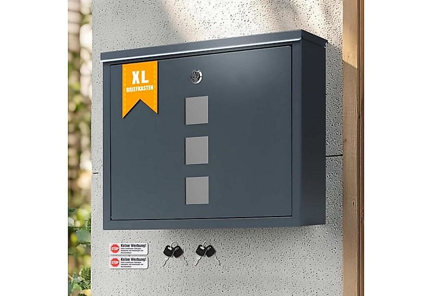 Zedelmaier Wandbriefkasten Briefkasten XXL Wandbriefkasten groß Briefkasten günstig online kaufen