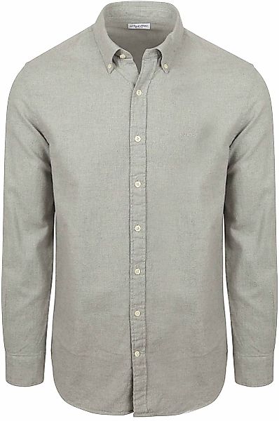McGregor Hemd Flanell Melange Grau - Größe 3XL günstig online kaufen
