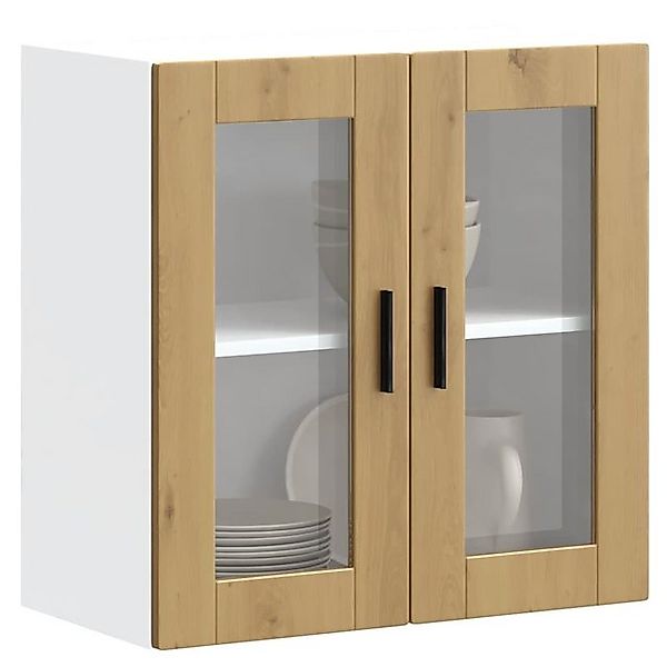 vidaXL Hängeschrank Küchenschrank Hängeschrank mit Glastür Porto Artisan-Ei günstig online kaufen