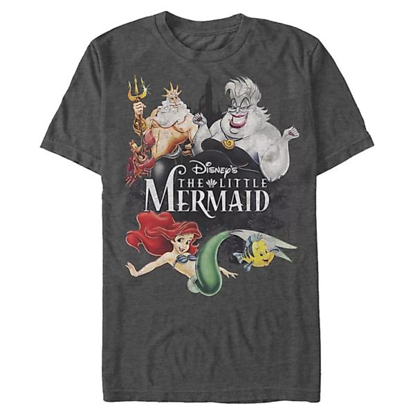 Disney - Arielle die Meerjungfrau - Gruppe Watercolor Mermaid - Männer T-Sh günstig online kaufen