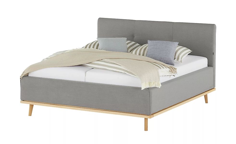 Musterring Polsterbett mit Bettkasten Delphi Variante A - grau - 178 cm - 1 günstig online kaufen