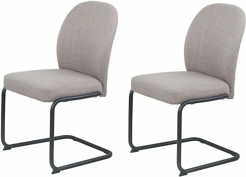 HELA Freischwinger »KAREN« (Set) 2 Stk.Esszimmerstuhl, Rundrohrgestell, gep günstig online kaufen