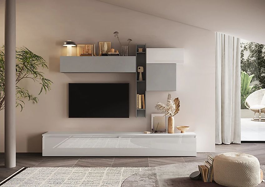 Home affaire Wohnwand "Infinity, 6tlg. Breite 276 cm, Höhe variabel, Schran günstig online kaufen