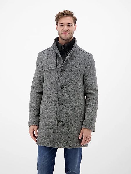 LERROS Kurzmantel, mit Stehkragen und Knopfleiste und Woll-Anteil günstig online kaufen