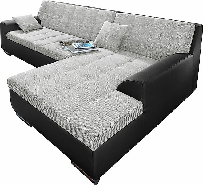 DOMO collection Ecksofa »Treviso viele Bezüge, auch in Cord, L-Form, B/T/H: günstig online kaufen